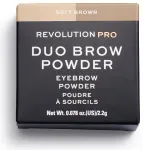 Makeup Revolution, REVOLUTION PRO, Vegan, Kulmupuuder, Pehme pruun, 2.2 g