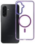 FRAME CLEAR HYBRID MAG telefoni &uuml;mbris MagSafe toega Samsung Galaxy A17 4G (A175) lilla