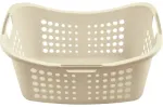 Pesukorv Victor 50L 59x38,5x24,4cm kreemjas v&auml;rvuses