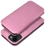 DUAL POCKET raamatut&uuml;&uuml;pi telefoni &uuml;mbris iPhone 15 Plus roosa
