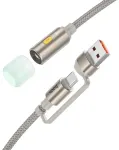 Hoco UA38C data transfer and charging cable | USB-A to USB-C | 0.3m | gold