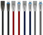 USAMS U-Light IPZSUSB02 US-SJ182 andmeedastus- ja laadimiskaabel | USB-A kuni Lightning | 1.2m | hall