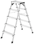 Topeltrepp D60 StandardLine / alumiinium / 2x5 astet