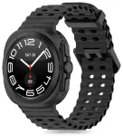 Tech-Protect Iconband Pro nutikella rihm Samsung Galaxy Watch Ultra (47 mm) jaoks | silikoonist | must