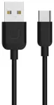 Usams U-TURN andmeside- ja laadimiskaabel | USB-C kuni USB-A | 1m | must