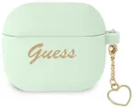 Guess GUA3LSCHSN AirPods 3 &uuml;mbris roheline Silicone Charm Heart Collection