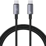 USAMS SJ661USB01 andmeedastus- ja laadimiskaabel | USB-C kuni USB-C | 60W | 1.2m