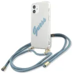 Guess GUHCP12SCRTVSBL iPhone 12 mini 5,4" sinine|blue k&otilde;va &uuml;mbris Script Vintage