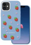 Strawberry telefoni &uuml;mbris iPhone 11 sinine