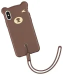 Baseus Bear silikoonist kate rihmaga iPhone Xs Max