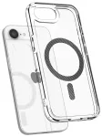 Spigen Ultra Hybrid telefoni&uuml;mbris iPhone SE 4 (2025) jaoks, l&auml;bipaistev, MagSafe'iga