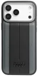 Audi A6 tehisnahast telefoni&uuml;mbris MagSafe toega, iPhone 17 Pro Max, must