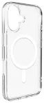 Puro Lite Mag TPU+PC &uuml;mbris MagSafe toega iPhone 17 jaoks - l&auml;bipaistev valge r&otilde;ngaga