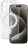 TEL PROTECT MagSilicone telefoni &uuml;mbris MagSafe toega iPhone 15 Pro l&auml;bipaistev