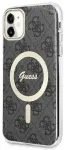Guess GUHMN61H4STK iPhone 11 6.1" czarny|black hardcase 4G MagSafe