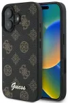 Guess GUHMP16MPGPYSK iPhone 16 Plus 6.7" czarny|black hardcase PU Peony Script MagSafe