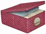 Riidest karp Bordeaux, 48x36x19cm