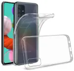 Clear 2 mm telefoni &uuml;mbris Samsung Galaxy A51 (A515) l&auml;bipaistev