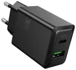 HOCO N71 reisilaadija | 30W | PD, QC | USB-C, USB-A | must