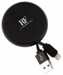 Richmond&Finch CW-006 andmeedastus- ja laadimiskaabel | USB-A kuni Lightning | must