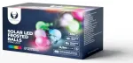 P&auml;ikeseenergial t&ouml;&ouml;tav LED-valguskett FROSTED BALLS SFB62 6,5m 30 palli mitmev&auml;rviline Forever Light