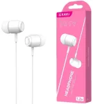 iKAKU KSC-381 kerged k&otilde;rvasisesed HiFi k&otilde;rvaklapid, 3.5 mm, mikrofoniga, 1.2 m, valged