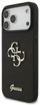 Guess PU Fixed Glitter 4G Metal Logo &Uuml;mbris mudelile iPhone 18 Pro Max, Must