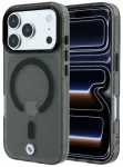 BMW Sign Frosted IML MetalL Logo telefoni &uuml;mbris MagSafe toega iPhone 17 Pro Max | iPhone 18 Pro Max must