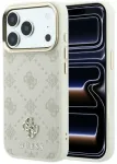 Guess Peony 4G Small Logo telefoni &uuml;mbris MagSafe toega iPhone 18 Pro Max | iPhone 17 Pro Max beež
