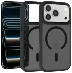 Liavec Cloudy telefoni &uuml;mbris koos metallkaamerate raamiga telefonile iPhone 17 Pro must
