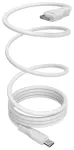 Puro Magnetic andmeside- ja laadimiskaabel | USB-C kuni USB-C | 60W | 1m | valge