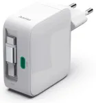 Hama 65W GaN USB-C Roll-up 00201957 laadija valge