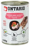 Canned food for kittens - Ontario Cat can Chicken with Shrimps flavoured with Sea Buckthorn 400g