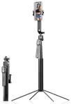 Wozinsky WST-360YS Selfie Stick with Tripod Function with 360&Acirc;&deg; AI Auto Face Tracking Gesture Control - Black
