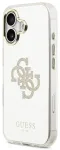 Guess PC|TPU Mirror 4G Glitter Logo MagSafe &uuml;mbris telefonile iPhone 17 kuldne