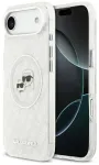 Karl Lagerfeld IML Glitter Karl & Choupette Heads Logo telefoni&uuml;mbris MagSafe toega iPhone 17 Air jaoks, hall