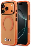 BMW M IML Metal Logos telefoni &uuml;mbris MagSafe toega iPhone 17 Pro Max oranž