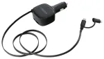 Veger CC89 autolaadija | 33W | PD, QC, PPS | USB-C, USB-A | USB-C kuni Lightning kaabliga komplektis | must