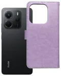 MEZZO raamatustiilis &uuml;mbris XIAOMI Redmi Note 14 4G jaoks (GLOBAL - 164,84 mm x 78,15 mm x 8,16 mm) unelmap&uuml;&uuml;dja purpurpunane