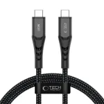 Tech-Protect Ultraboost UB11T andmeedastus- ja laadimiskaabel | USB-C kuni USB-C | PD, QC 3.0 | 100W | 1m | must