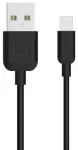 Usams U-TURN andmeside- ja laadimiskaabel | USB-A kuni Lightning | 1m | must