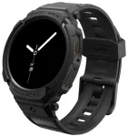 Spigen Rugged Armor Pro nutikella rihm Samsung Galaxy Watch 8 (44 mm) jaoks | plast | must
