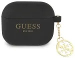 GUA3LSC4EK Guess 4G Charm silikoon&uuml;mbris Apple Airpods 3 k&otilde;rvaklappidele must