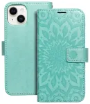 MEZZO mandala raamatut&uuml;&uuml;pi telefoni &uuml;mbris iPhone 14 roheline