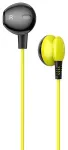 iKaku KSC-379 universaalsed kerged HiFi In-Ear k&otilde;rvaklapid 3.5mm mikrofoniga 1.2m kollased
