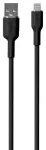 Puro Soft andmeside- ja laadimiskaabel | USB-A kuni Lightning | 1.5m | must