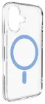 Puro Lite Mag TPU+PC &uuml;mbris MagSafe toega iPhone 17 jaoks - l&auml;bipaistev sinise r&otilde;ngaga