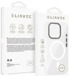 Liavec Hybrid telefoni &uuml;mbris MagSafe toega iPhone 15 Pro l&auml;bipaistev