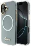 Guess IML Gradient Script telefoni &uuml;mbris MagSafe toega iPhone 17 valge