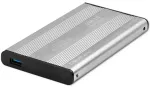 Qoltec Alumiiniumist v&auml;line k&otilde;vaketta korpus HDD SSD 2.5'' SATA3 | USB 3.0 | H&otilde;bedane